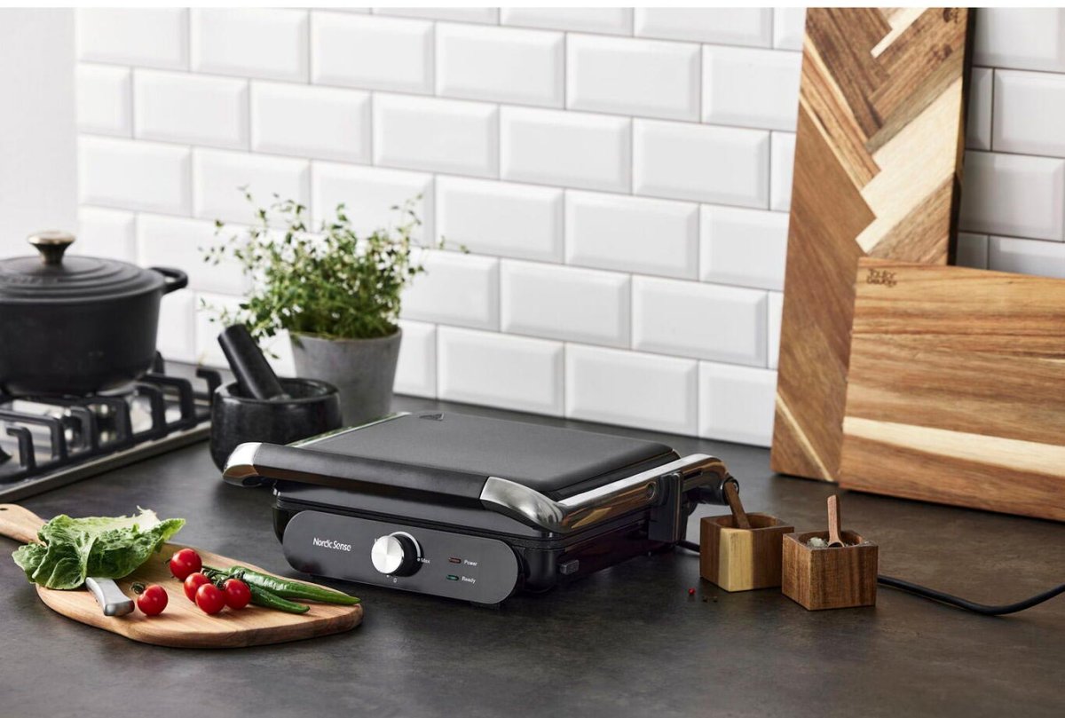Nordic Sense 2000 W Paninigrill med Avtakbare Grillplater - Image 3