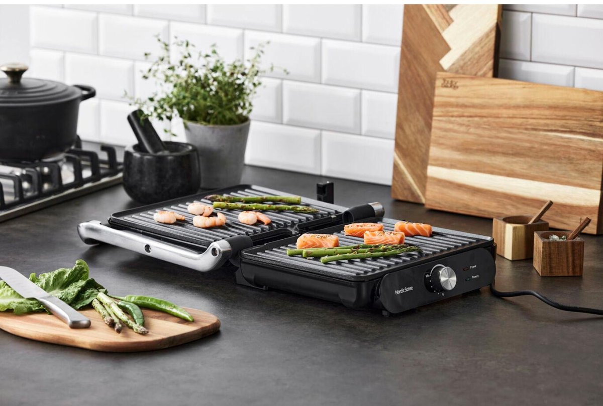 Nordic Sense 2000 W Paninigrill med Avtakbare Grillplater - Image 4