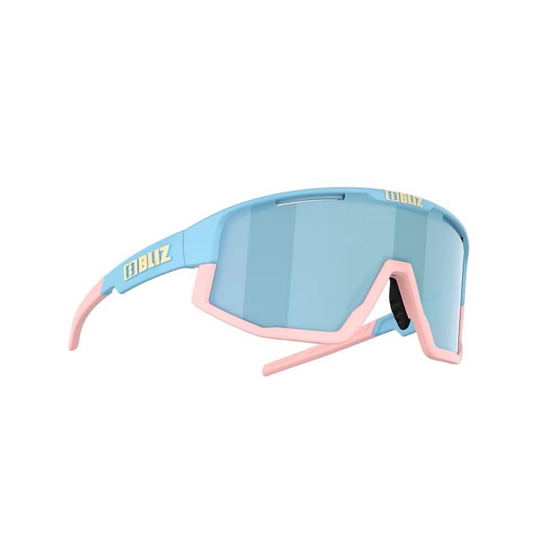 BLIZ Fusion Small Matt Pastel Blue w/Smoke & Iceblue Mirror