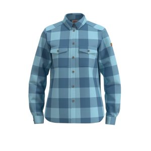 Fjällräven ÖVik Heavy Flannel Shirt Dame Dawn Blue