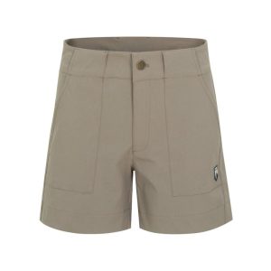 WoolLand Romsdalseggen Shorts Long Dame Driftwood