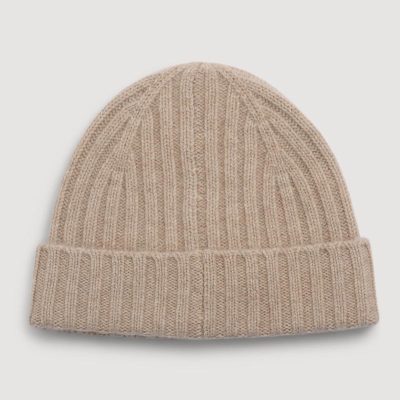 Monel Ferro Cashmere Beanie -Sand - Image 4