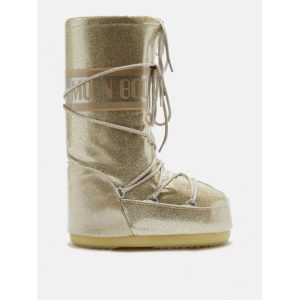 Moon Boot MB Icon Glitter Dame Gold