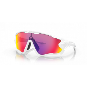 Oakley Jawbreaker Prizm Solbriller – Polished White/Road
