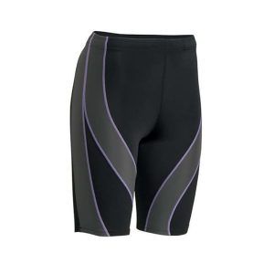 CW-X – Women’s PerformX Compression Shorts, Black/Grey/Lavender