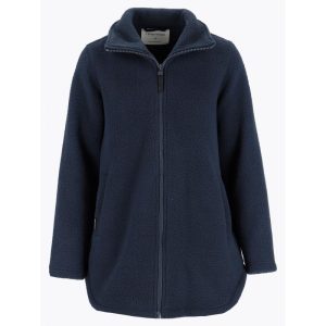 Twentyfour Mode Fleece jakke Dame -Marine