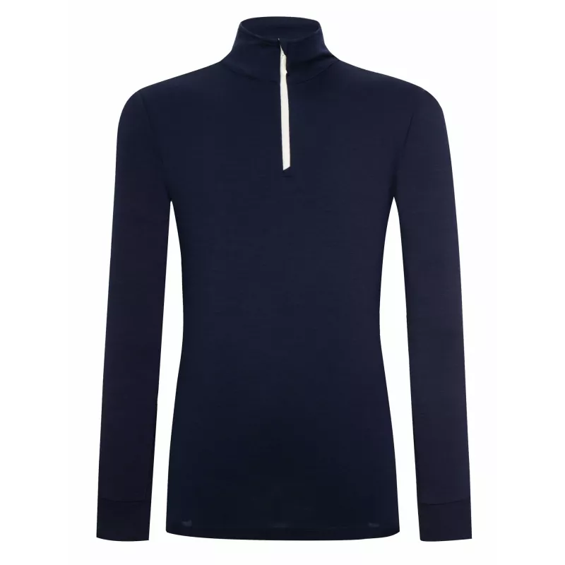 WoolLand Filefjell Top Herre Blue Ink